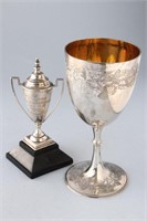 Australian Sterling Silver Miniature Golf Trophy
