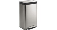 13 Gallon Stainless Steel Step Trash Can with