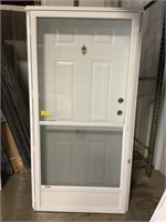 38" LH Steel Door/Storm Door Combo