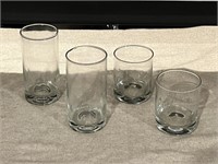 BUNDLE of FOUR Glasses