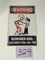 Repop Electricity Sign