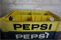 Pepsi Crate Yellow Plastic