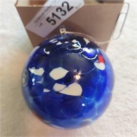 Bohemian Blown Glass Holiday Ornament