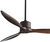Chriari 60'' Wood Ceiling Fans With Remote Control