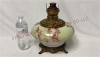 1890s Victorian Consolidated Glass Parlor Lamp