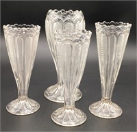 “TEXAS” Pattern Bud Vases