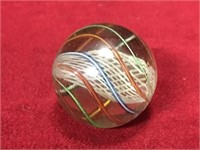 Antique German Candy Stripe Letticinio Core Marble