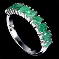 Natural Columbian  Emerald Ring