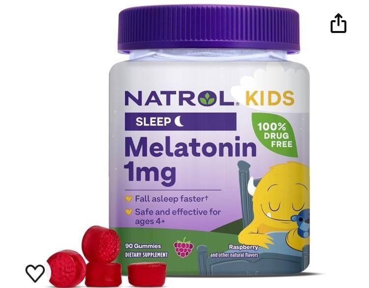 Kids gummy 1 mg melatonin