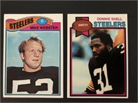 1977 Mike Webster RC & 1979 Donnie Shell RC