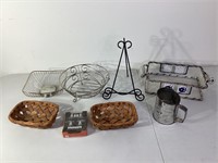 Ceramic & Stainless Baskets & More