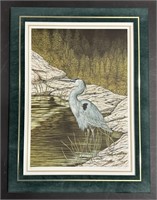 Christine Marshall's "Blue Heron" Limited Edition