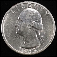 1932 WASHINGTON QUARTER NICE BU