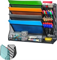 File Organizer Wall Mounted 4 Tiers AZ14