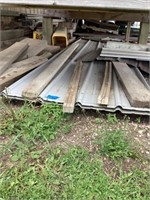 Various metal and lumber