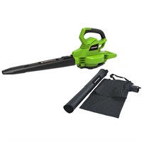 Greenworks  Electric Handheld Blower Body+Bag