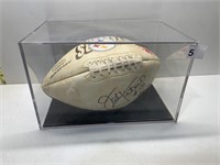 STEELERS AFC EAST CHAMPIONSHIP FOOTBALL SIGNED BY