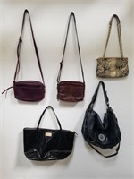 Groups of designer style purses