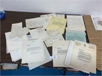 Vintage Sheriff Court Paper Lot
