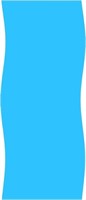 Swimline 27-Feet Round Blue Overlap Liner Standard
