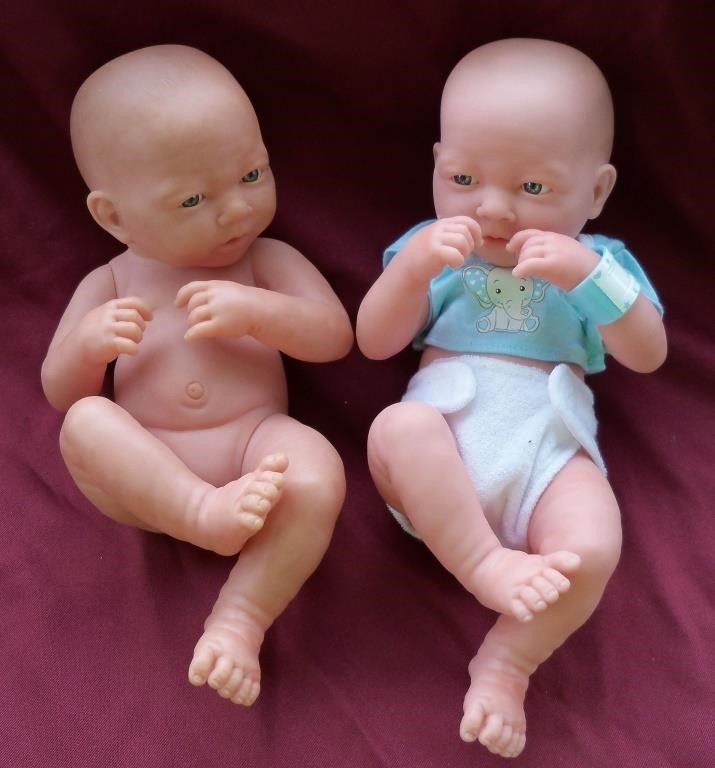 2 Berenguer Precious Preemie Life Like Newborn