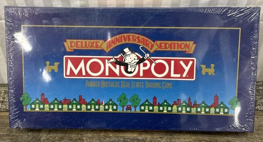 Unopened Monopoly - Deluxe Anniversary edition