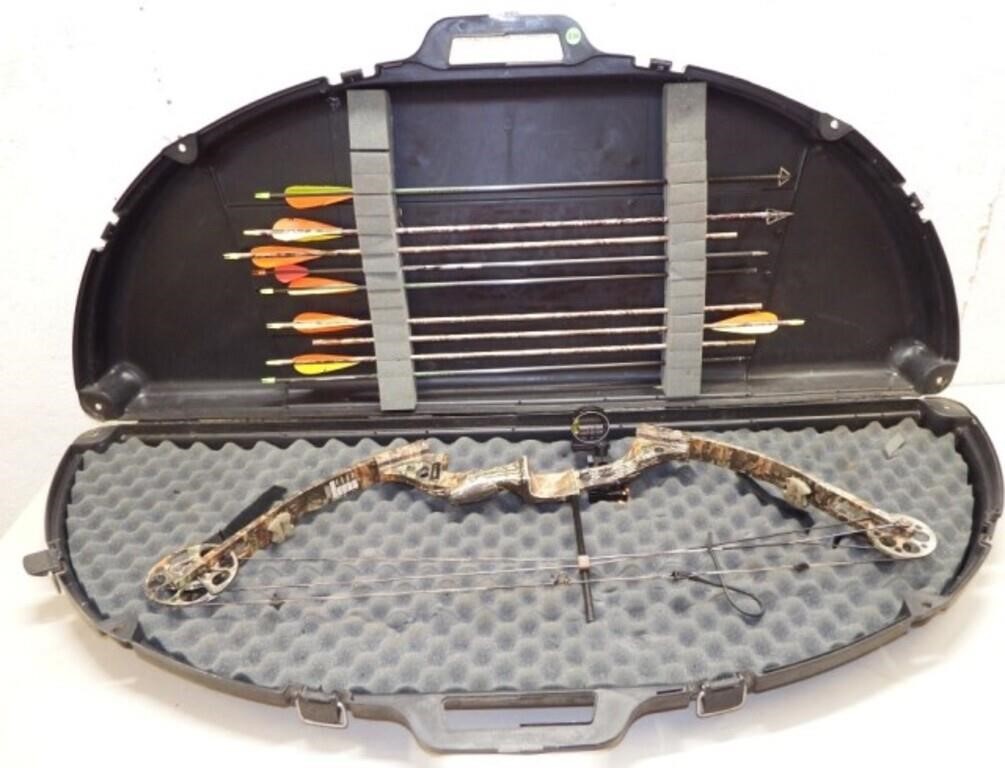 Parker Compound Bow, Arrows & Hard Case