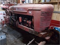 Farmall M Tractor WFE Power Steering Runs Good