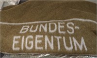 2x Bundeswehr Eigentum Wool Blankets