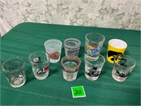 Collectible shot glasses