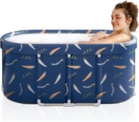 Portable 47-Inch Foldable Freestanding Bathtub