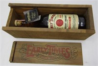 Early Times Wood Case With Bottle