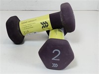 NEW Soft-Touch 2lbs Hand Weights
