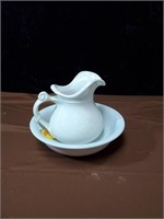 McCoy pitcher and a white bowl