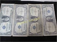 4 Dollar Silver Certificate Bills