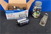 Panasonic Video Camera, Marbles, Planer