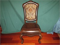 Brown Side Chair Seat Height 20" T