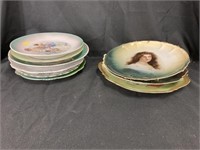 9 Assorted German and Bavarian Plates