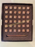 1/4 inch Letter Stamping Set