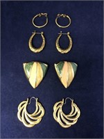 Vintage Collection of Designer Pierced Earrings