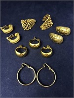 Vintage Collection of Goldtone Earrings