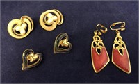 Vintage Collection of Enameled Clip Earrings