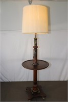 Wooden Floor Lamp With Shade