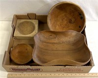 Wooden Service bowls