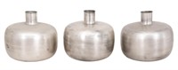 Contemporary "Keller" Stainless Steel Vases, 3