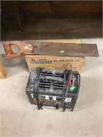 Hand Saw, Schauer 10 Amp 6 Or 12 Volt Battery