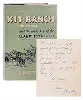 Signed "The XIT Ranch of Texas" by J. Evetts Haley