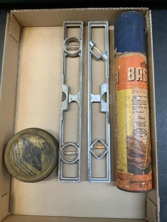 Nails Tin, Art Beck Baster in Tube, Levels