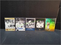 (5) 2001 Joe DiMaggio Baseball Trading Cards