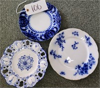 Antique Blue & White Plates
